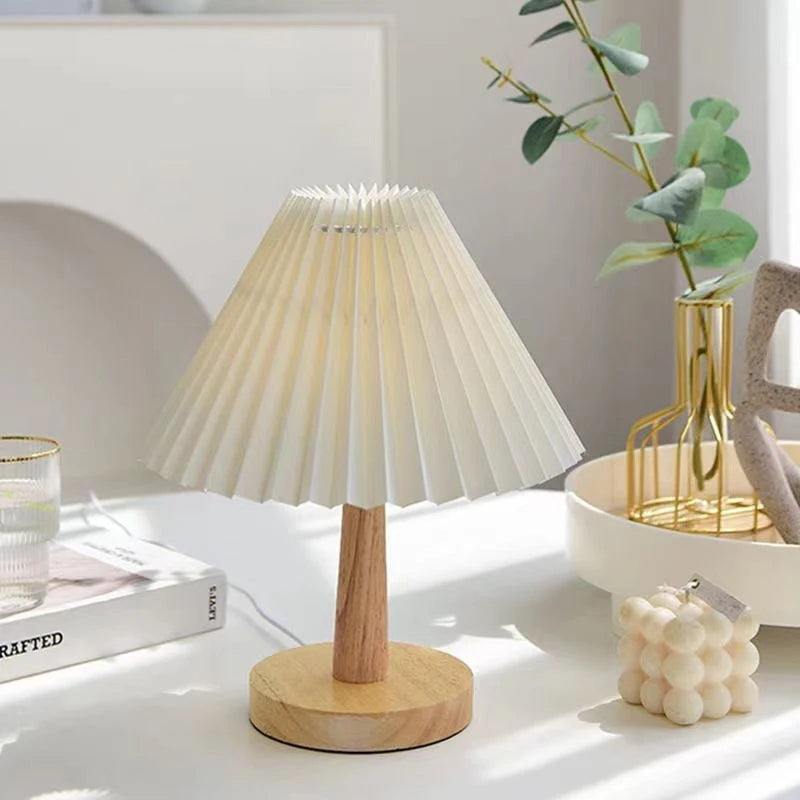 Sora Foldable USB-Powered Pleated Table Lamp - product view 12
