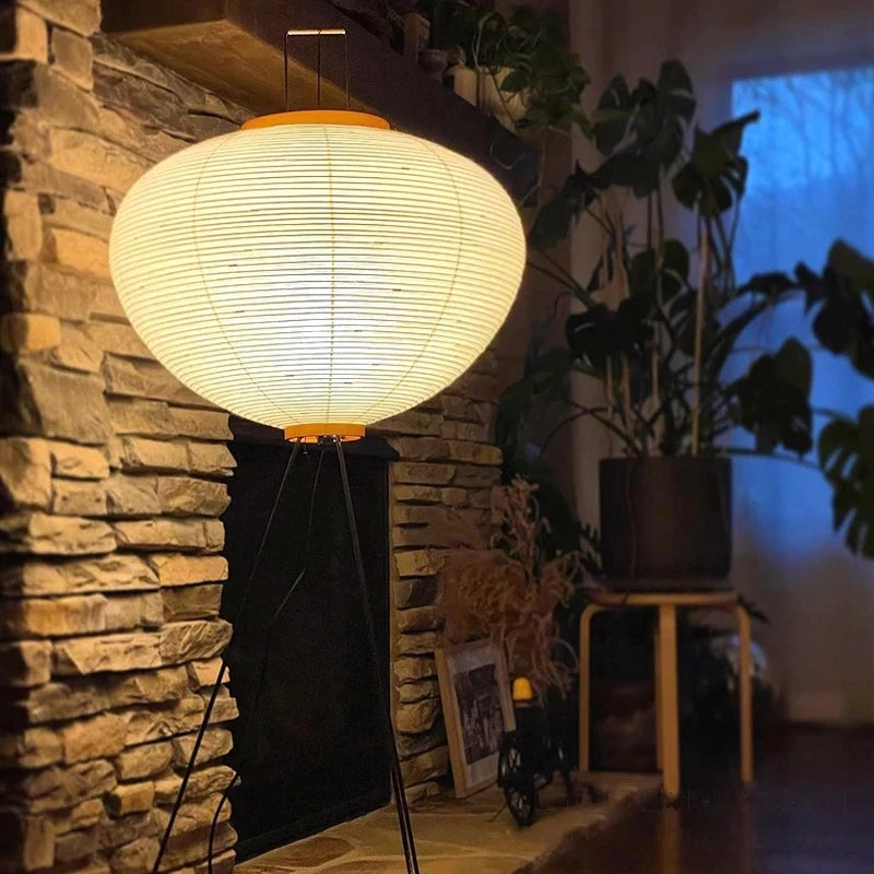Nara Japanese paper floor lamp