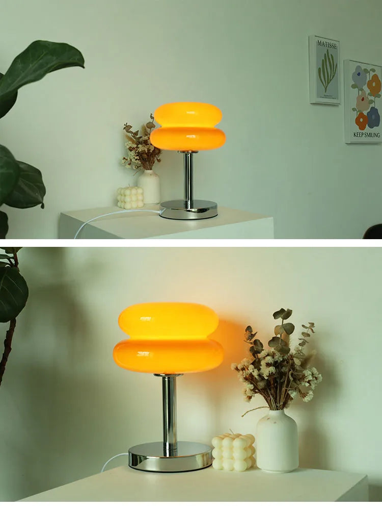Cora USB-Powered Colorful Glass Table Lamp - product view 15
