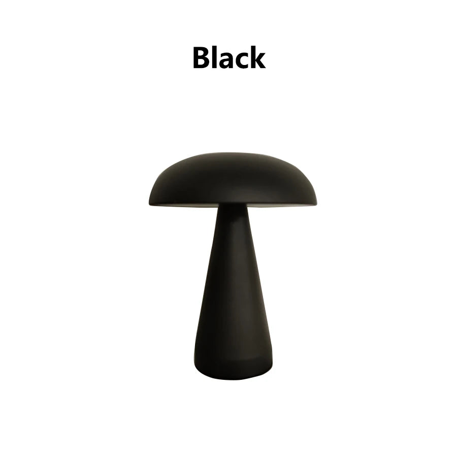 Noa Cordless Rechargeable Mushroom Table Lamp - product view 4