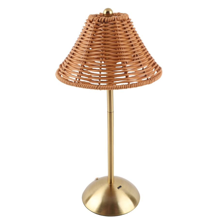 Nola Woven Cordless Rechargeable Table Lamp - product view 1