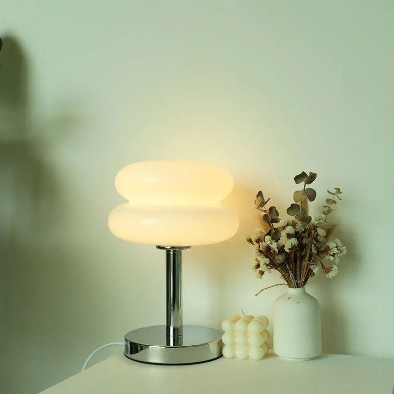 Cora USB-Powered Colorful Glass Table Lamp - product view 4
