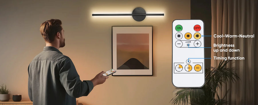 Serein Rechargeable Magnetic Picture Light - product view 4