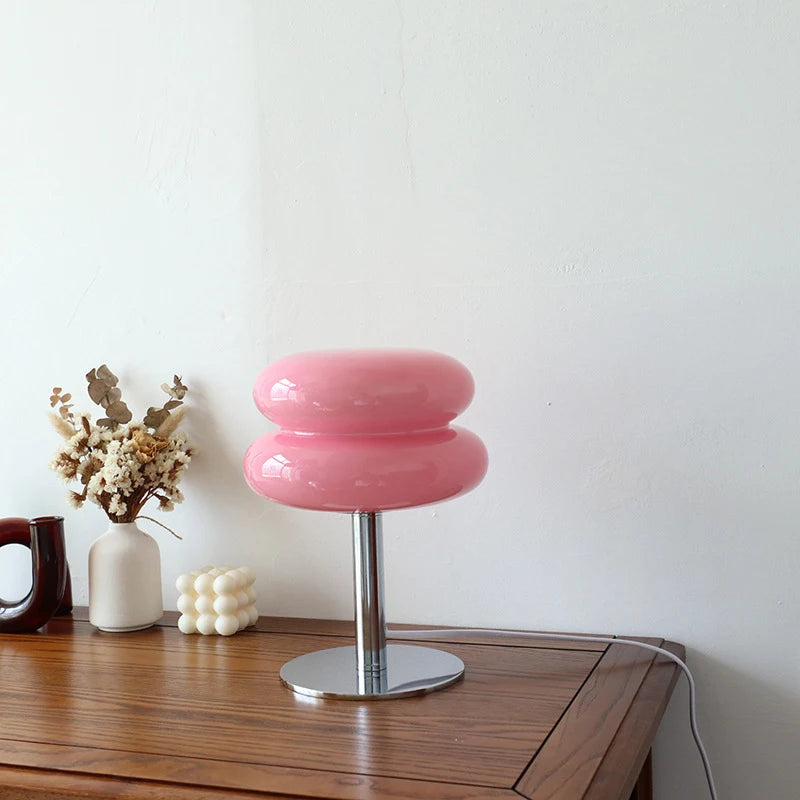 Cora USB-Powered Colorful Glass Table Lamp - product view 21