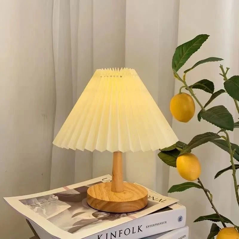 Sora Foldable USB-Powered Pleated Table Lamp - product view 10